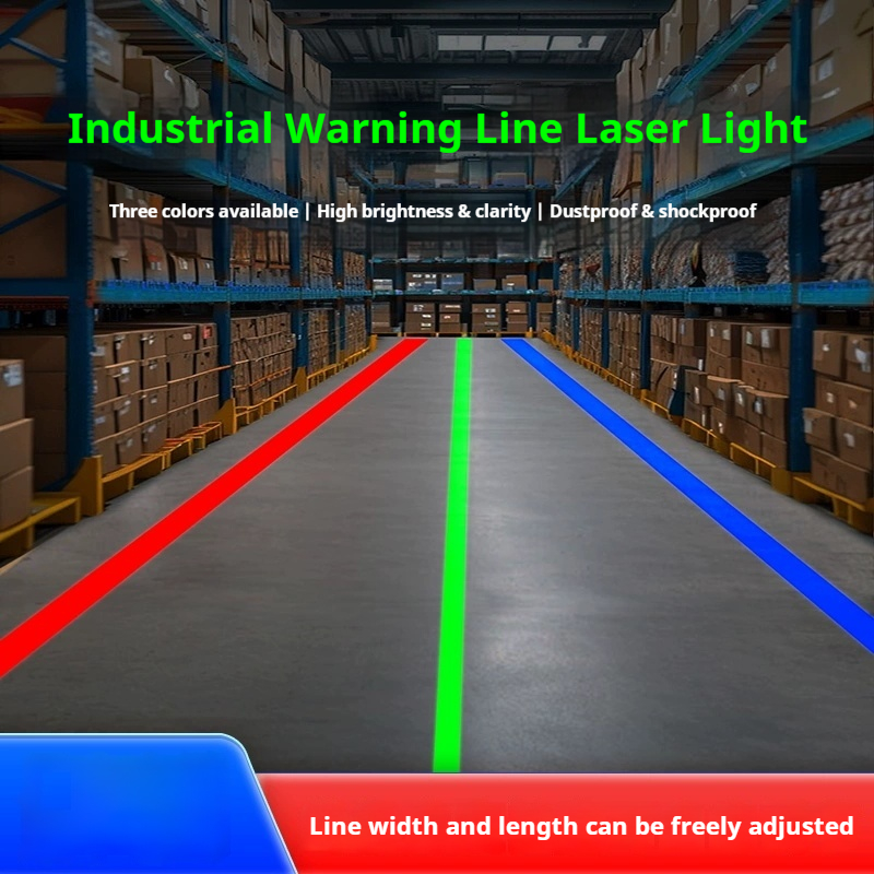 Industrial Laser Line Projector - Industrielles Einlinien-Laserlicht Sicherheitswarnzeichen Projektionslicht Fabrik-Werkstatt-Anzeige Infrarot-Laserlicht