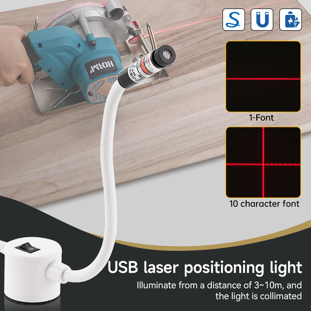 Industrial Laser Line - USB Powered Rot Laser Licht Nähen