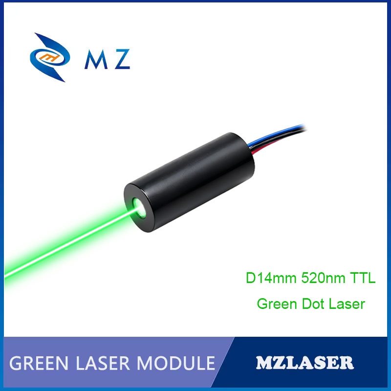 Industrial Laser Applications - Kompaktes Mini-TTL-PWM-Grünpunkt-Laserdiodenmodul 520nm 10mW 30mW 50mW