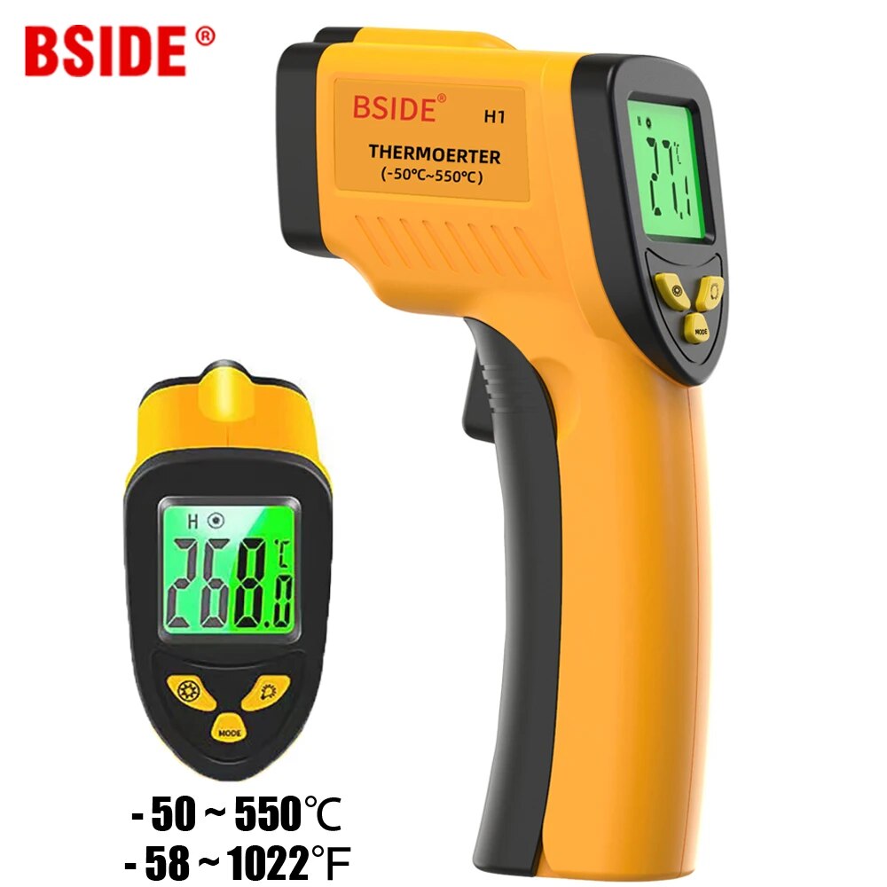 Industrial Laser Temperature - Digitales Infrarot-Thermometer-50-550c berührungs lose digitale Laser-Thermometer-Pistole