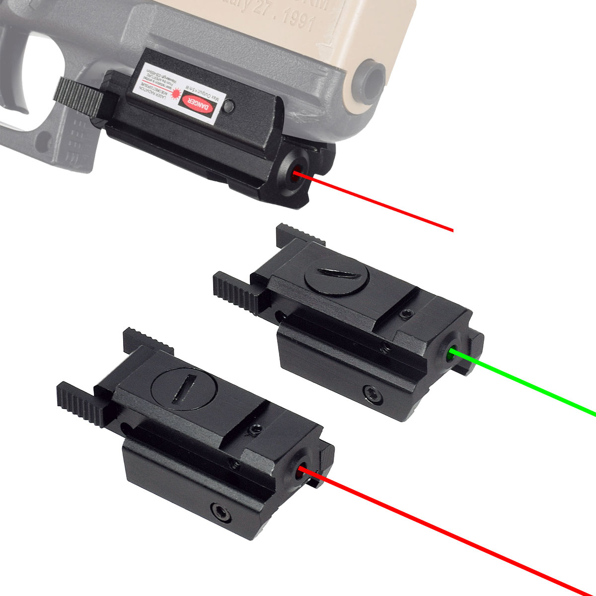 Industrial Laser Gun - Taktische Rot Grün Dot Laser Anblick