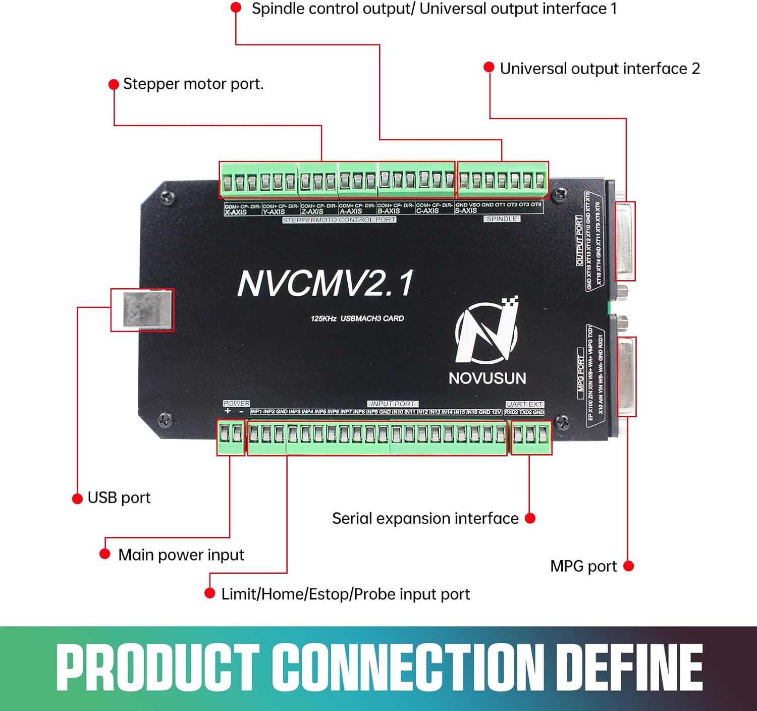 6 Achsen 125kHz nvcm USB Mach3 – Breakout Board Mach3 Bewertung und Preis