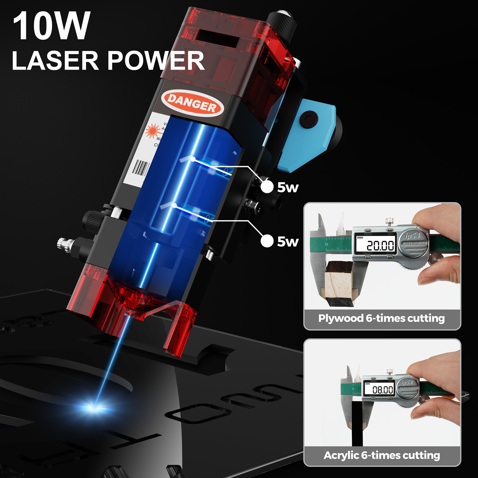 TwoTrees TTS-10 Pro 80W Laserg – Industrial Laser Printing Machine Bewertung und Preis