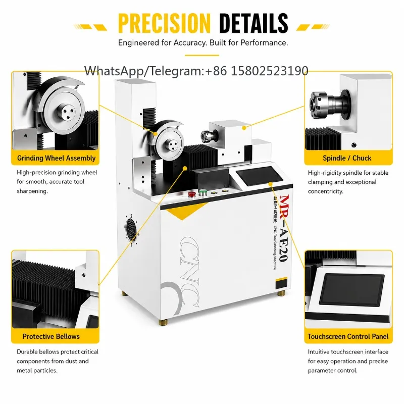 MR-AE20 CNC Fräser-Schleifmasc – Cnc Milling Machine Bewertung und Preis