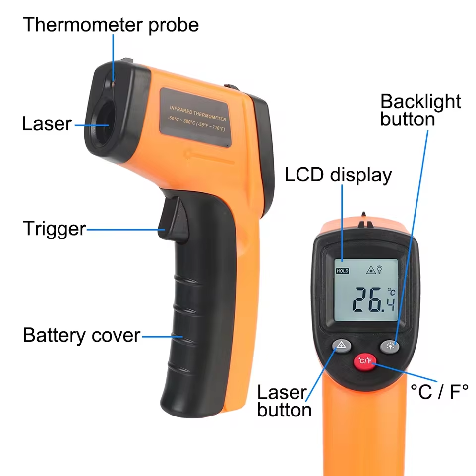 Neues digitales Infrarot-Therm – Industrial Laser Temperature Bewertung und Preis