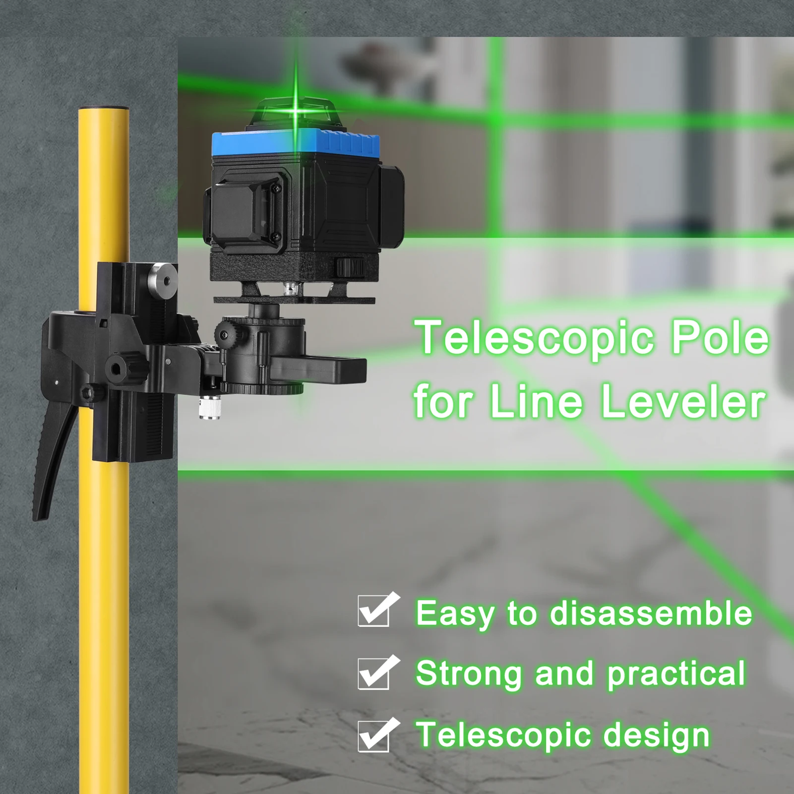 Max. 4,2 m höhenverstellbare S – Industrial Laser Line Bewertung und Preis