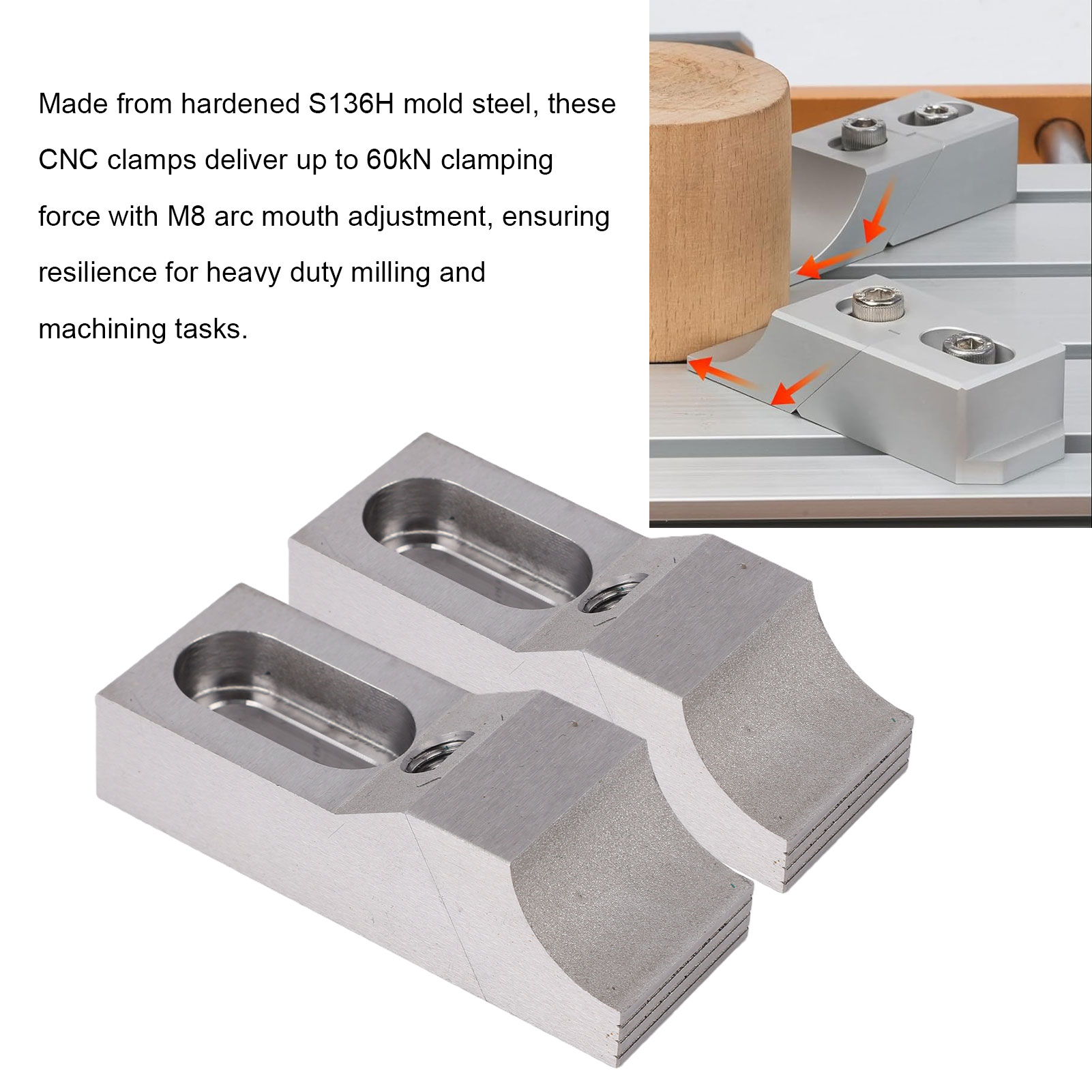 2 Stück Seitenklemmspanner S13 – Cnc Milling Machine Bewertung und Preis