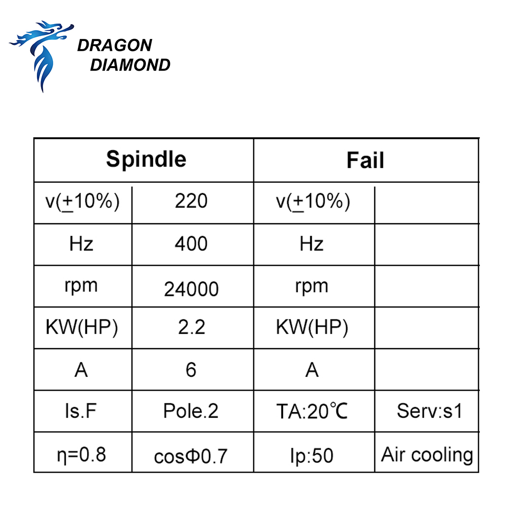 Dragon Diamond HQD 2,2KW 3KW 6 – Cnc Milling Machine Bewertung und Preis