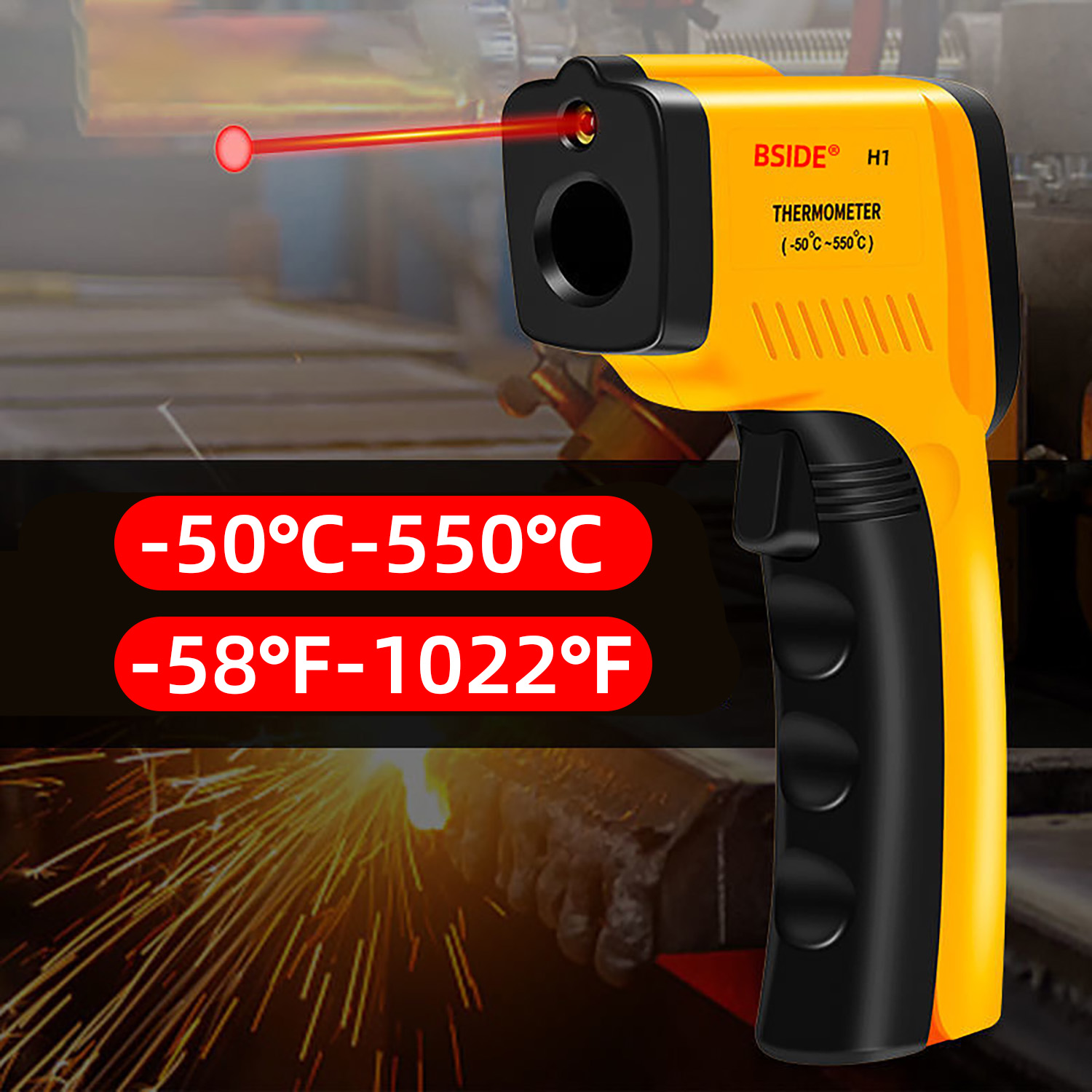 Digitales Infrarot-Thermometer – Industrial Laser Temperature Bewertung und Preis