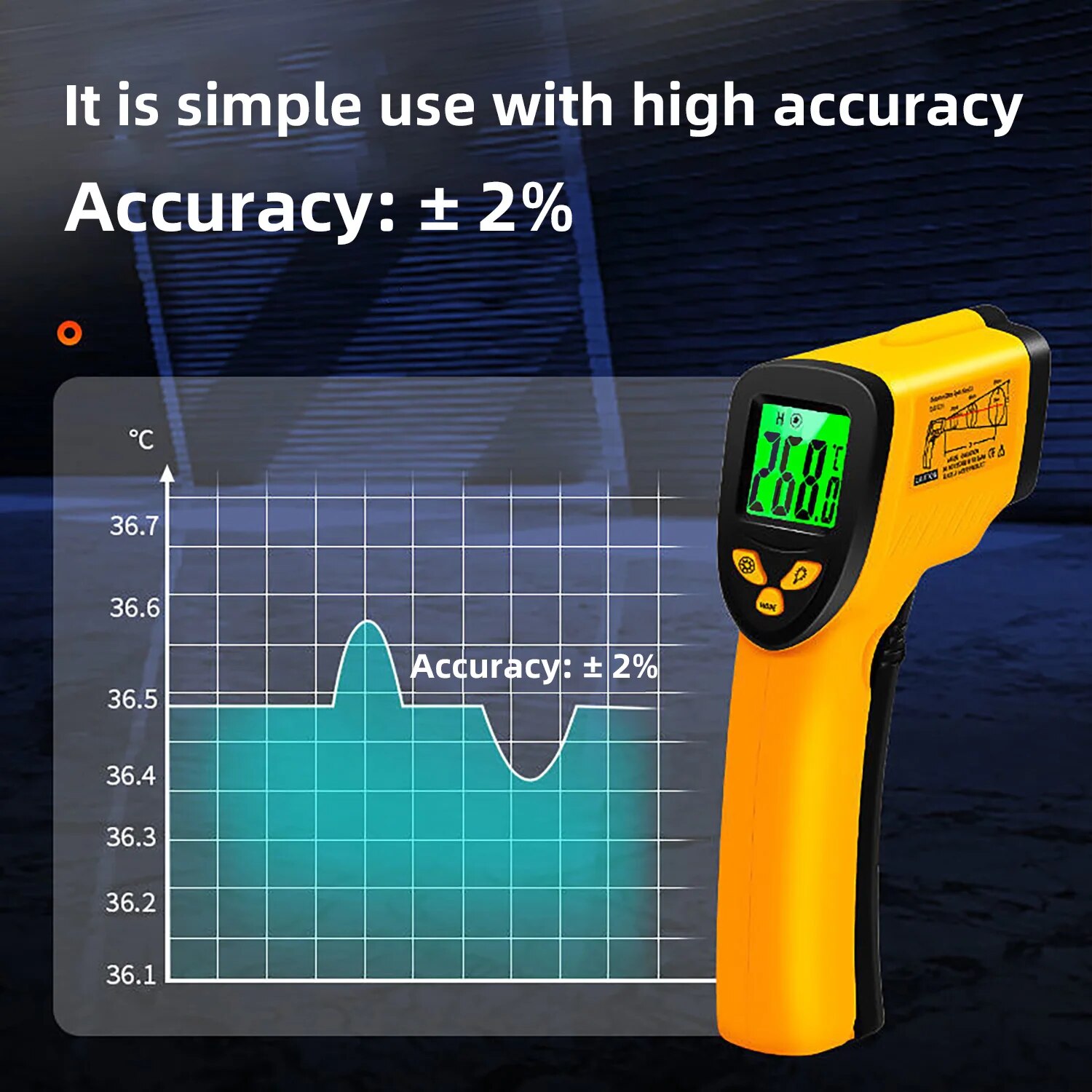 Digitales Infrarot-Thermometer – Industrial Laser Temperature Bewertung und Preis
