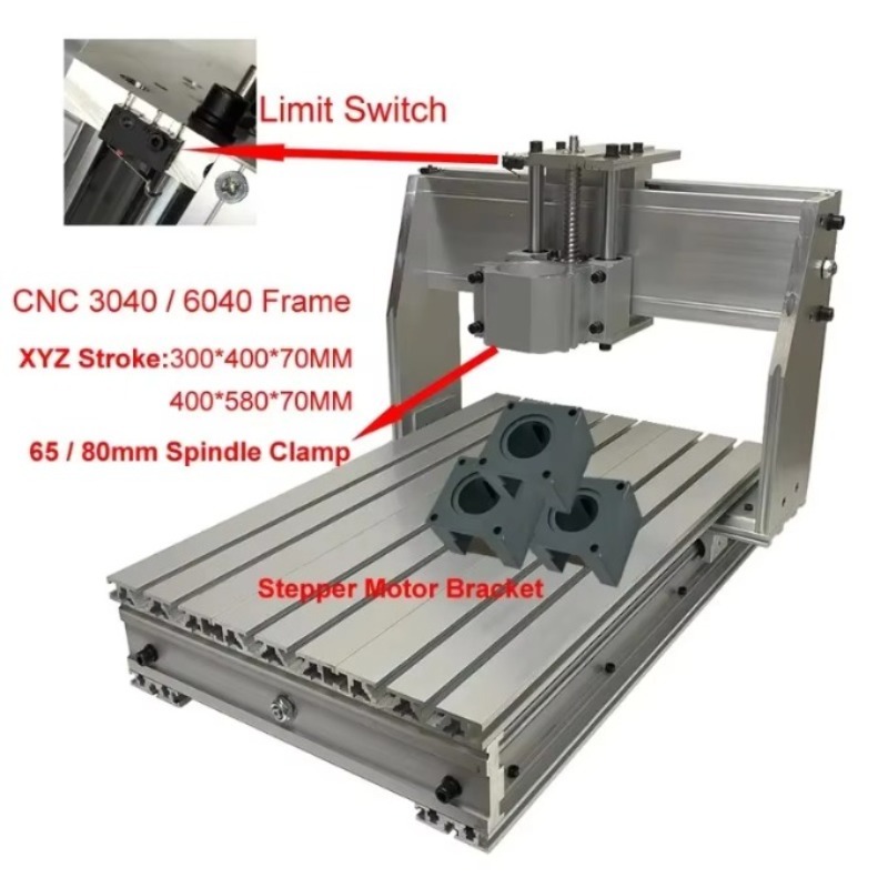 Aluminium CNC 3040 6040 Rahmen – Cnc Milling Machine Bewertung und Preis