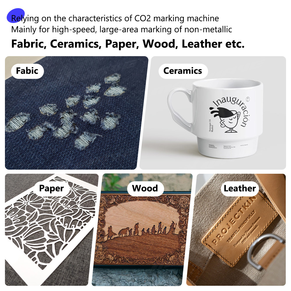 Vielseitige fliegende CO2-Lase – Industrial Laser Printing Machine Bewertung und Preis