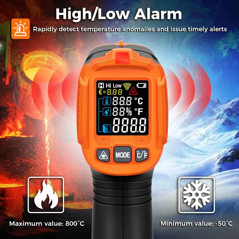 -50~380C Infrarot-Thermometer  – Industrial Laser Temperature Bewertung und Preis
