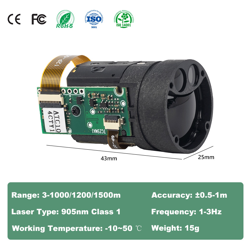 Leichtgewichtiges 1000m Nachts – Industrial Laser Measuring Device Bewertung und Preis